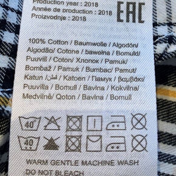 Vero Moda blouse EUC 100% cotton unlined, pull on gathered waist peplum sz M - Picture 4 of 16